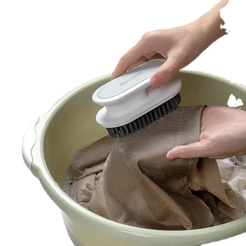 Shop sỉ 1 Bàn Chải Nhựa Chà Đồ chà Sàn Có Tay Cầm 12CM