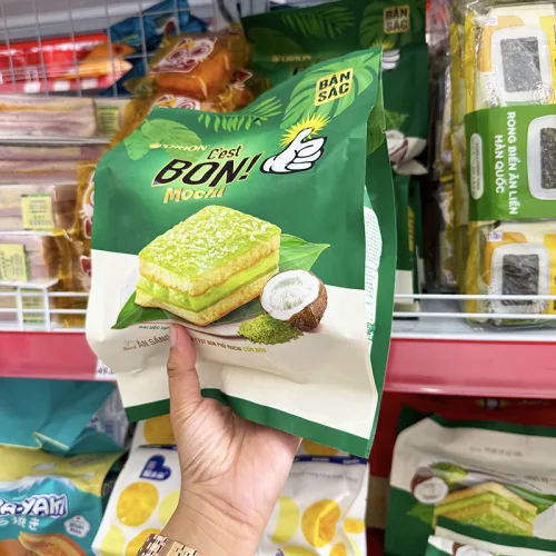 Bánh ăn sáng C'est BON phủ Mochi Cốm Dừa, 1 bịch 5 cái, 137,5g