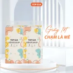 Nguồn hàng sỉ 1 Bịch Giấy Vệ Sinh Rút Đáy Topgia Đa Sắc
