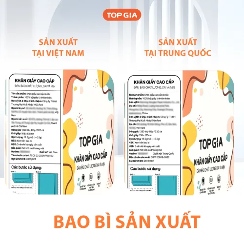 Nguồn hàng sỉ 1 Bịch Giấy Vệ Sinh Rút Đáy Topgia Đa Sắc