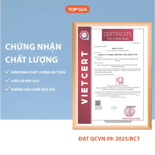 Khăn giấy rút đáy Top Gia Gia Xanh, 1 bịch
