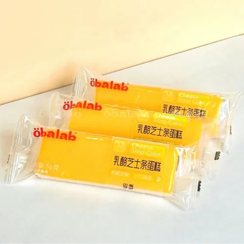 Shop sỉ 1 Cái Bánh Bông Lan Que Obalab Vị Phô Mai 56g
