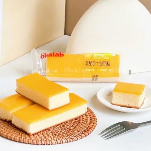 Shop sỉ 1 Cái Bánh Bông Lan Que Obalab Vị Phô Mai 56g