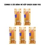 Chỗ sỉ combo 5 Bánh Mì kếp Ginza Ouba 90g/Cái