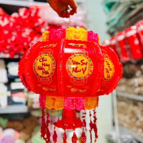 Khám phá 1 Cặp Lồng Đèn Điện 3D Phản Quang Con Cá(2 Cái ) - 60cm thuộc nhóm lồng đèn tết
