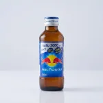 Nguồn hàng sỉ 1 Chai Nước Tăng Lực Bò Húc REDBULL Chai Thủy Tinh Nắp Xanh