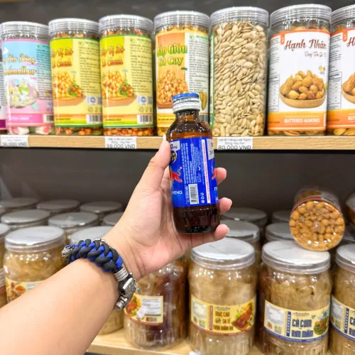 Nguồn hàng sỉ 1 Chai Nước Tăng Lực Bò Húc REDBULL Chai Thủy Tinh Nắp Xanh