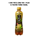 Nơi lấy sỉ 1 Chai Trà Ô Lông Tea + Plus Vị Truyền Thống 450ml