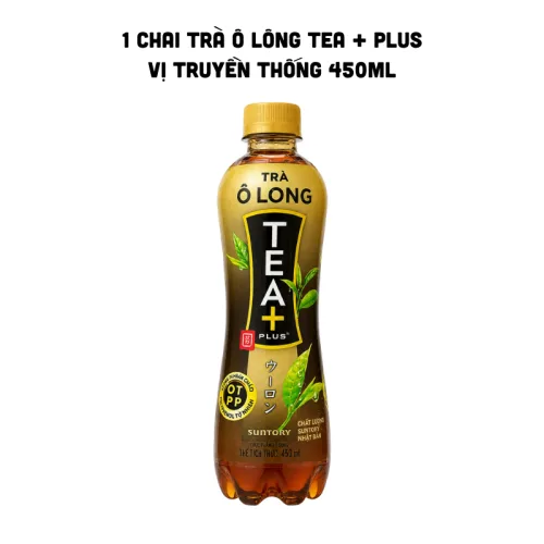 Nơi lấy sỉ 1 Chai Trà Ô Lông Tea + Plus Vị Truyền Thống 450ml