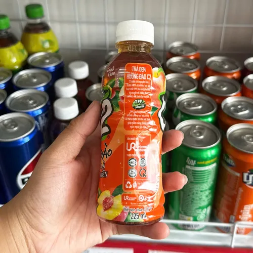 Shop sỉ 1 Chai Trà Xanh C2 Hương Đào Chai Nhỏ 225ml