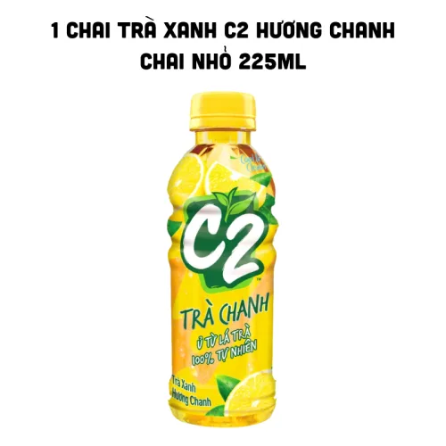 Trà Xanh C2 Hương Chanh Chai Nhỏ 225ml | 1 Chai