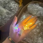 Shop sỉ 1 Dây ĐÈN CHỚP PIN ĐỦ MÀU & MÀU VÀNG loại 1m
