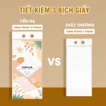 Giấy ăn rút đáy Topgia Tiểu Hạ 12.8x17 cm, 1 gói 1000 tờ