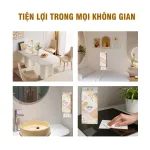 Giấy ăn rút đáy Topgia Tiểu Hạ 12.8x17 cm, 1 gói 1000 tờ