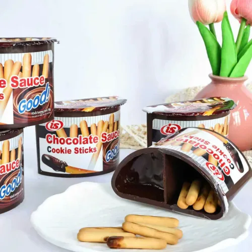 Chuyên sỉ 1 Hộp Bánh Que Chấm Sốt Socola - Bánh Coco Chocolate Hongya