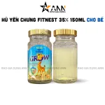 Shop sỉ 1 Hủ Yến Chưng Đường Phèn Vị Vani Cho Bé Kids Grow FitNest 35% 150ml