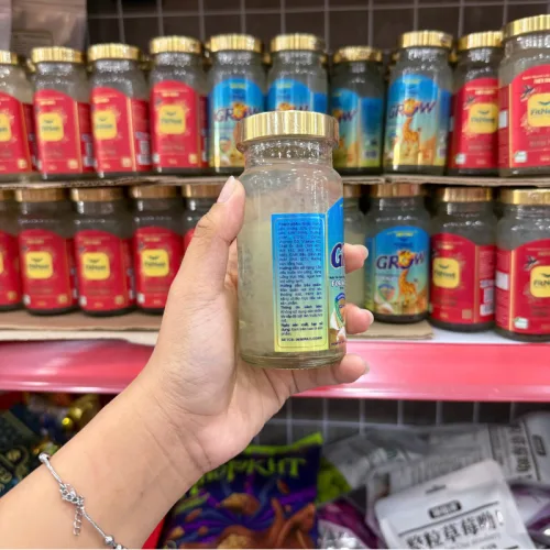 Shop sỉ 1 Hủ Yến Chưng Đường Phèn Vị Vani Cho Bé Kids Grow FitNest 35% 150ml