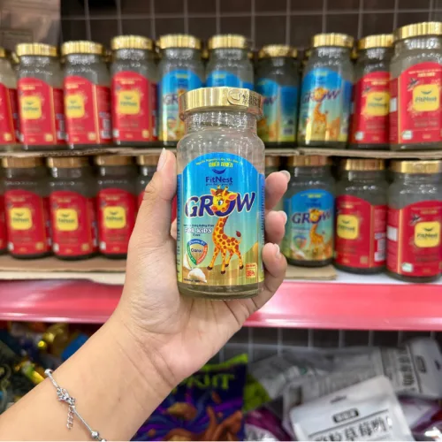 Shop sỉ 1 Hủ Yến Chưng Đường Phèn Vị Vani Cho Bé Kids Grow FitNest 35% 150ml