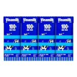Lốc 4 Hộp Sữa Tươi Tiệt Trùng VINAMILK Ít Đường 180ml