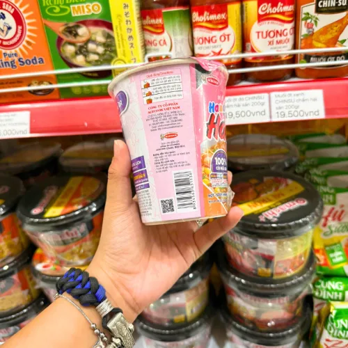 Mì ly HANDY HẢO HẢO hương vị tôm chua cay, 1 ly 67g