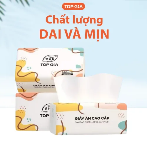 Chọn quy cách giấy ăn Topgia theo mô hình bán hàng