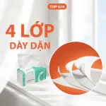 Giấy ăn Topgia Chữ C đóng túi 10 gói - Số lượng 1 túi