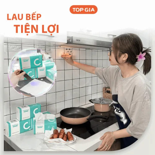 Nguồn hàng sỉ 1 Thùng 20 Gói Giấy Topgia - Giấy Chữ C