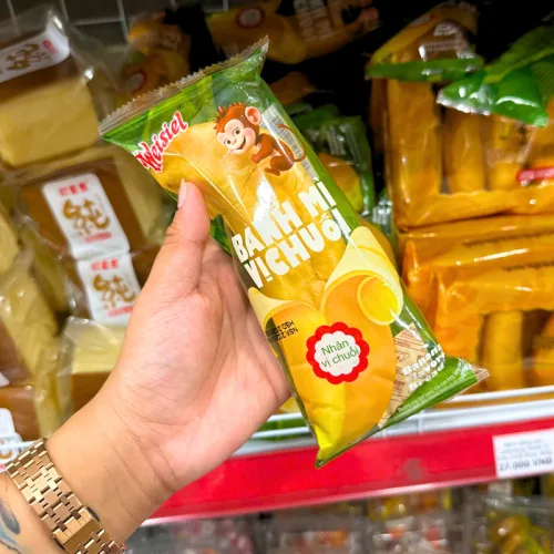 Nơi lấy sỉ 1 Thùng 2kg Bánh Mì Weisiel Trái Chuối - Bánh Mì Vị Chuối