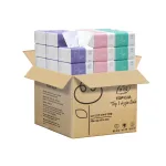 Thùng 30 gói khăn giấy ăn Top Gia 3 màu loại nhỏ
