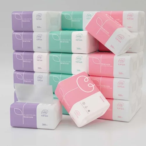 Thùng 30 gói khăn giấy ăn Top Gia 3 màu loại nhỏ