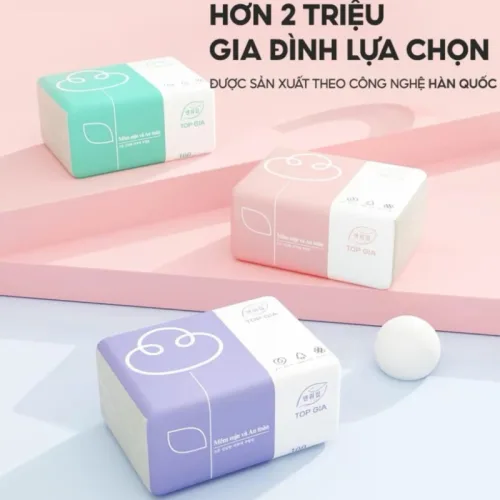 Thùng 30 gói khăn giấy ăn Top Gia 3 màu loại nhỏ