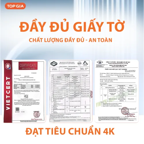 Giấy ăn Topgia Sắc Hạ 4 lớp, 240 tờ, thùng 36 gói