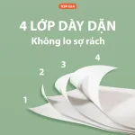 Chỗ sỉ 1 Thùng 4 Bịch Giấy Rút Đáy Topgia Sắc Việt