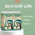 Chỗ sỉ 1 Thùng 4 Bịch Giấy Rút Đáy Topgia Sắc Việt