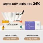 Chuyên sỉ 1 Thùng 40 Gói Khăn Giấy Ăn Sắc Màu Top Gia Loại Nhỏ