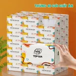 Chuyên sỉ 1 Thùng 40 Gói Khăn Giấy Ăn Sắc Màu Top Gia Loại Nhỏ