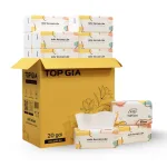 Chuyên sỉ 1 Thùng 40 Gói Khăn Giấy Ăn Sắc Màu Top Gia Loại Nhỏ