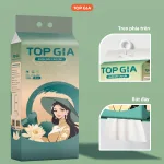 Giấy rút đáy Topgia Sắc Việt 4 lớp 1280 tờ, 1 thùng 6 bịch