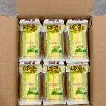 Nơi lấy sỉ 1 Thùng Bánh Bông Lan Tam Giác CHUNSANJIAO Vị Trà Xanh - Màu Xanh Lá