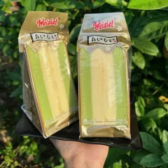 Nơi lấy sỉ 1 Thùng Bánh Bông Lan Tam Giác Weisiel Vị Trà Xanh - Thùng 20 Cái