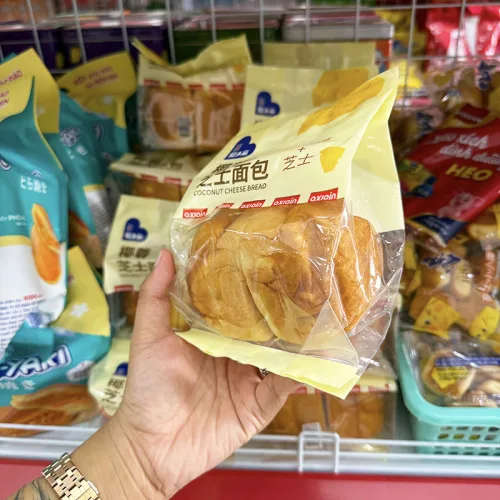 Bánh Mì Đôi AXIQIN Phô Mai Dừa 2,5kg, 20 Cái/Thùng