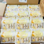 Bánh mì sữa chua mini Ông Già HESHAN vị phô mai – 1 thùng 12 bịch x 360g