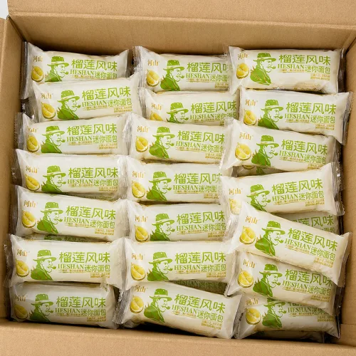 Shop sỉ 1 Thùng Bánh Mì Sữa Chua Mini Ông Già HESHAN Vị Sầu Riêng 2kg – một lựa chọn đáng tham khảo trong HESHAN