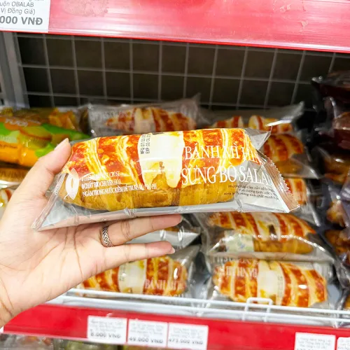 Chuyên sỉ 1 Thùng Bánh Mì Sừng Bò WEICHUDAO Salad - Thùng 26 Cái