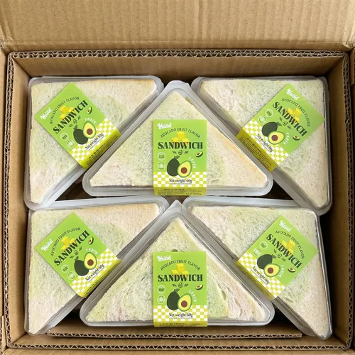 Bánh sandwich tam giác Weisiel vị bơ, quy cách thùng 32 cái