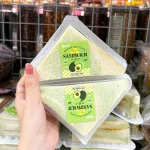 Bánh sandwich tam giác Weisiel vị bơ, quy cách thùng 32 cái