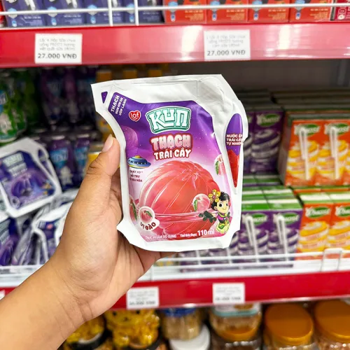 Thạch trái cây KUN vị đào