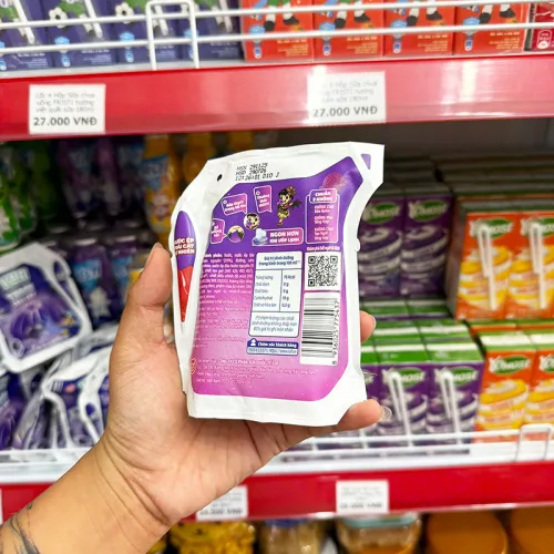 Thạch trái cây KUN vị đào 110ml, quy cách 1 túi