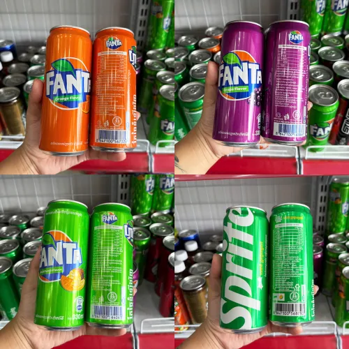 3 Lon Nước Ngọt FANTA Thái Nhiều Mùi (320ml/Lon) phù hợp để tham khảo khi chọn fanta thái