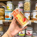 Bánh Bông Lan Tam Giác CHUNSANJIAO Dâu Hồng, 5 Cái